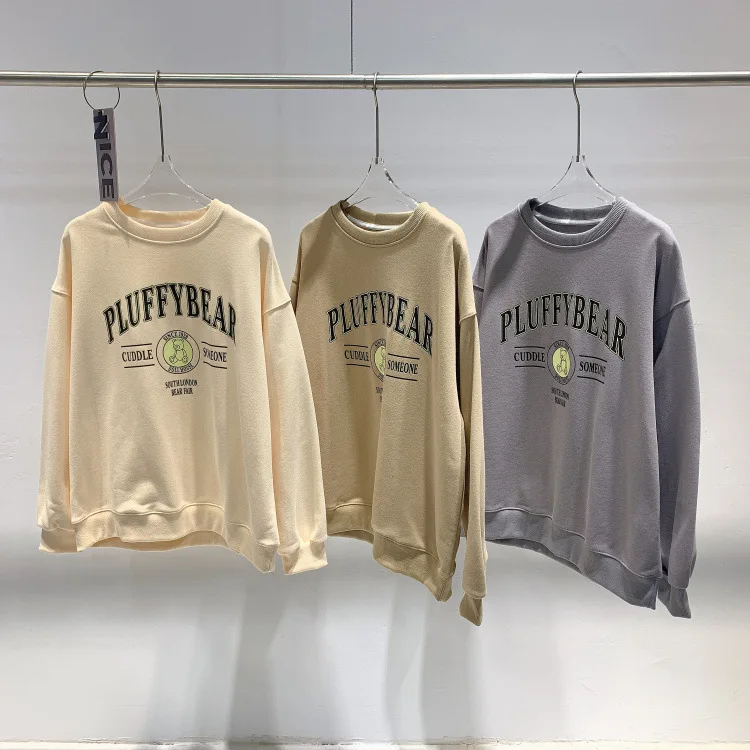 

high quality long-sleeve pullover hoodies Women oversized sweatshirt Fashion loose casual Streetwear clothing fall 2021 tops