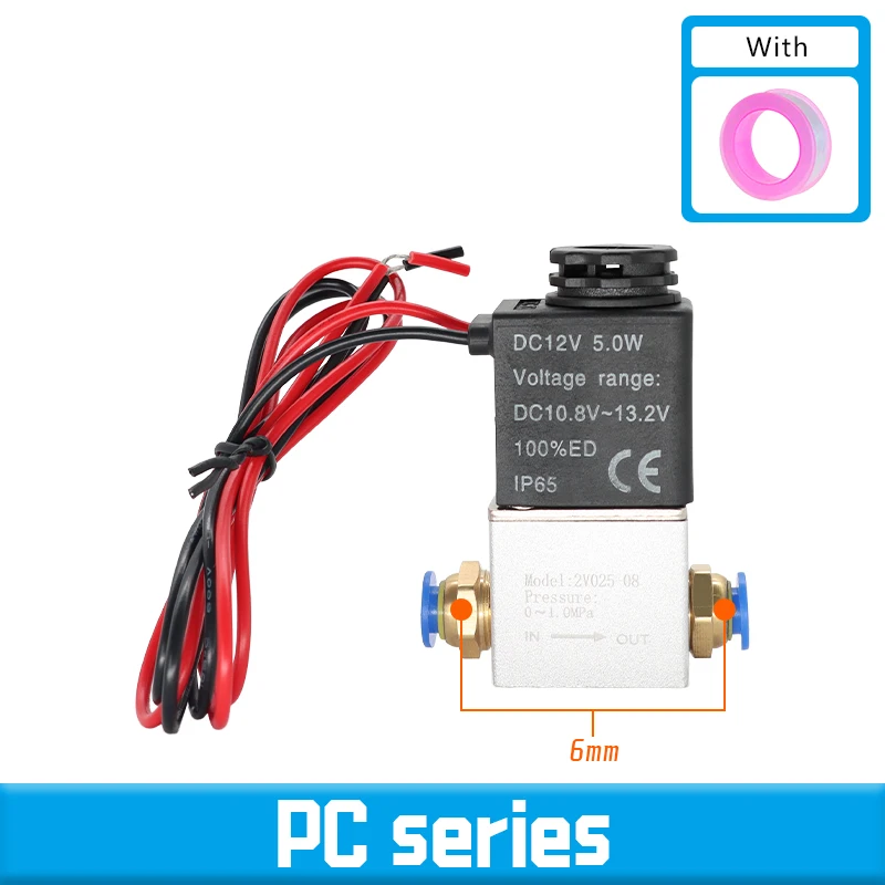 

Электромагнитный клапан OMCH 1/4", 2V025-08, латунь, 12/24В/110/220В