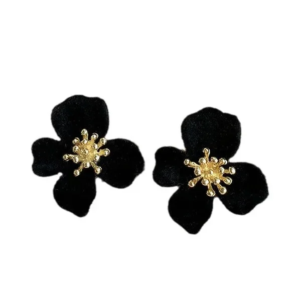 Элегантные высококачественные осенне-зимние роскошные женские твидовые серьги