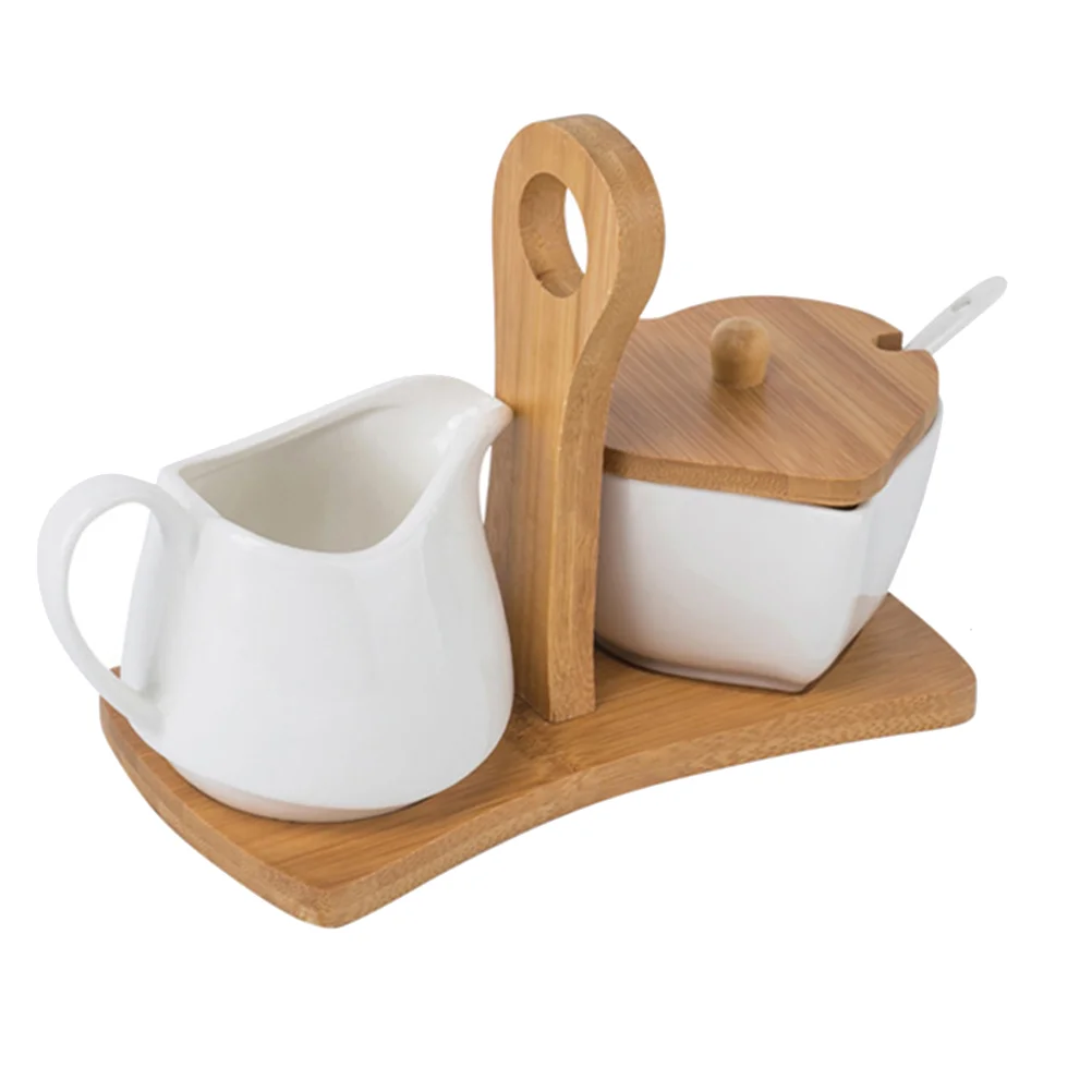 

Ceramic Sauce Boat Sugar Bowl Jug Pitcher Gravy Cream Dish Porcelain Creamer Spoon Jar Serving Pourer Side Seasoning Steak Cups