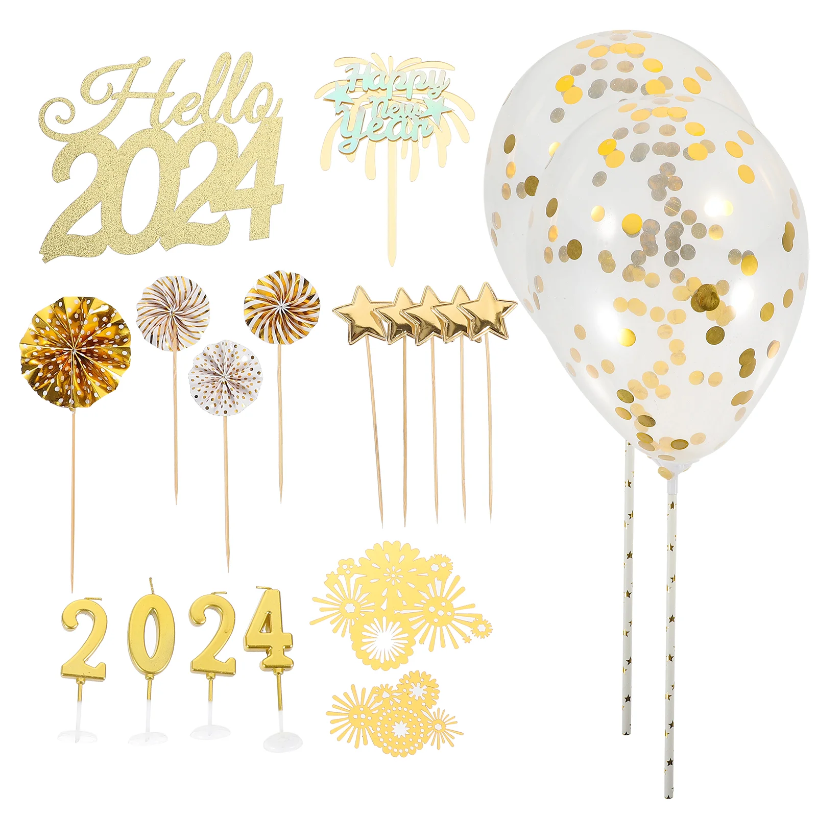 

Fruit Party Decoration Bathroom Decorations Glitter Pom Cake Topper New Year Picks