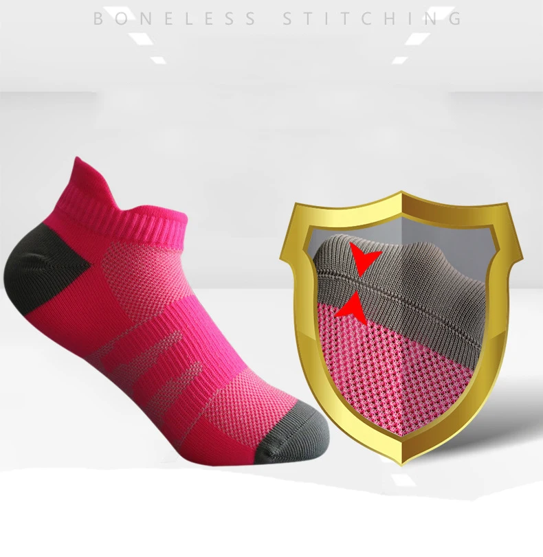 Basketball Ball Sports Socks Female Boneless Socks Hosiery For Mesh Basic Running Training Hiking Cycling Socks Summer Yoga