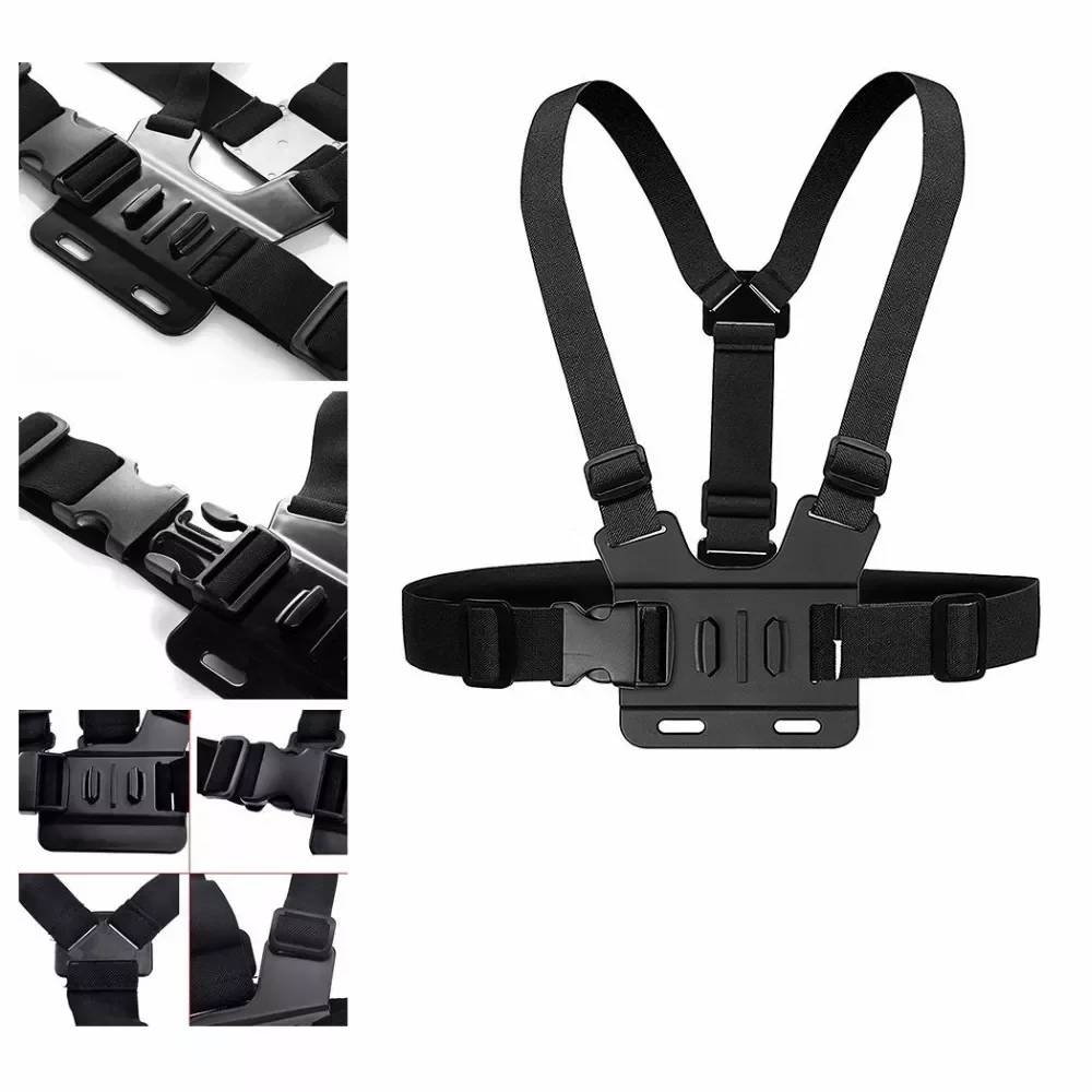 

Chest Strap mount belt for Gopro hero 5 4 yi 4K Action camera Chest Mount Harness for Go Pro SJCAM SJ4000 sport cam 11