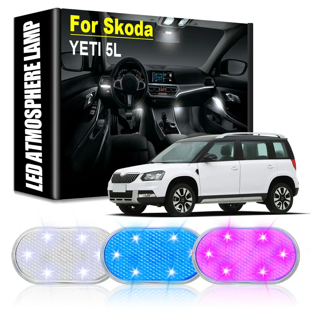 

Car Atmosphere LED Light Reading Light Led Lamps Car Interior Lights Car Accessories Automotive Goods Tools for Skoda YETI 5L