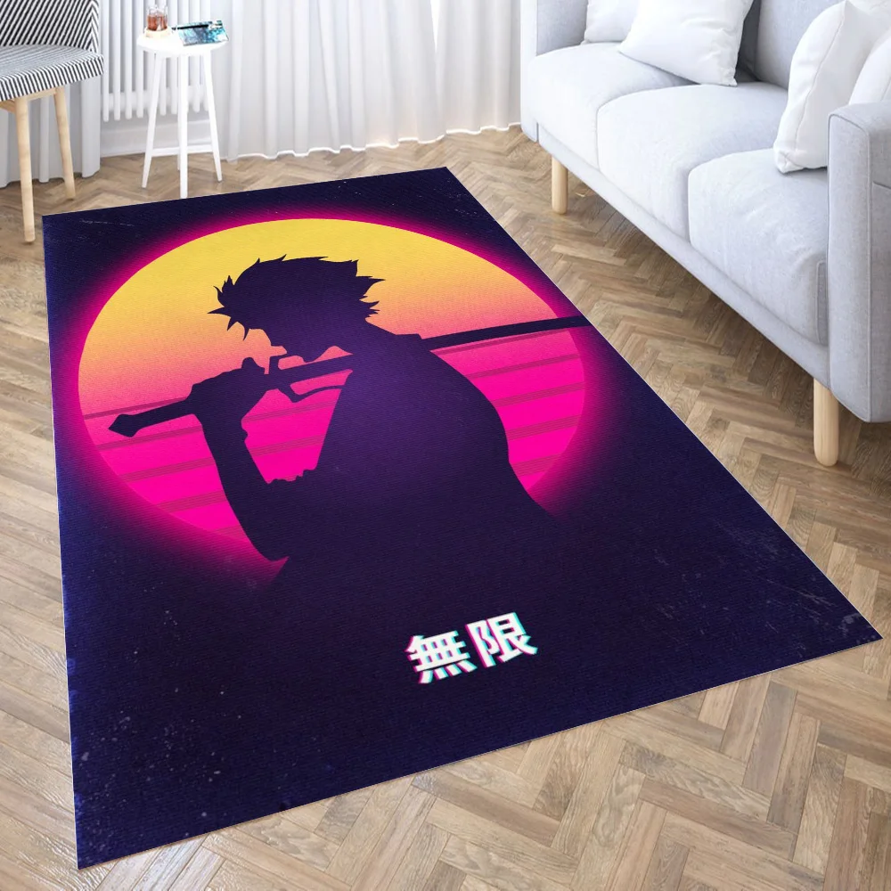

Vagabond in Retro 3D Carpet Living Room Kitchen Entrance Door Mat Anti-slip Floor Rug Bathroom Area Hallway Mats