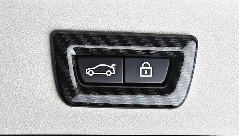 Для BMW X3 G01 2018 2019 ABS углеродное волокно багажник одна кнопка переключатель подъема
