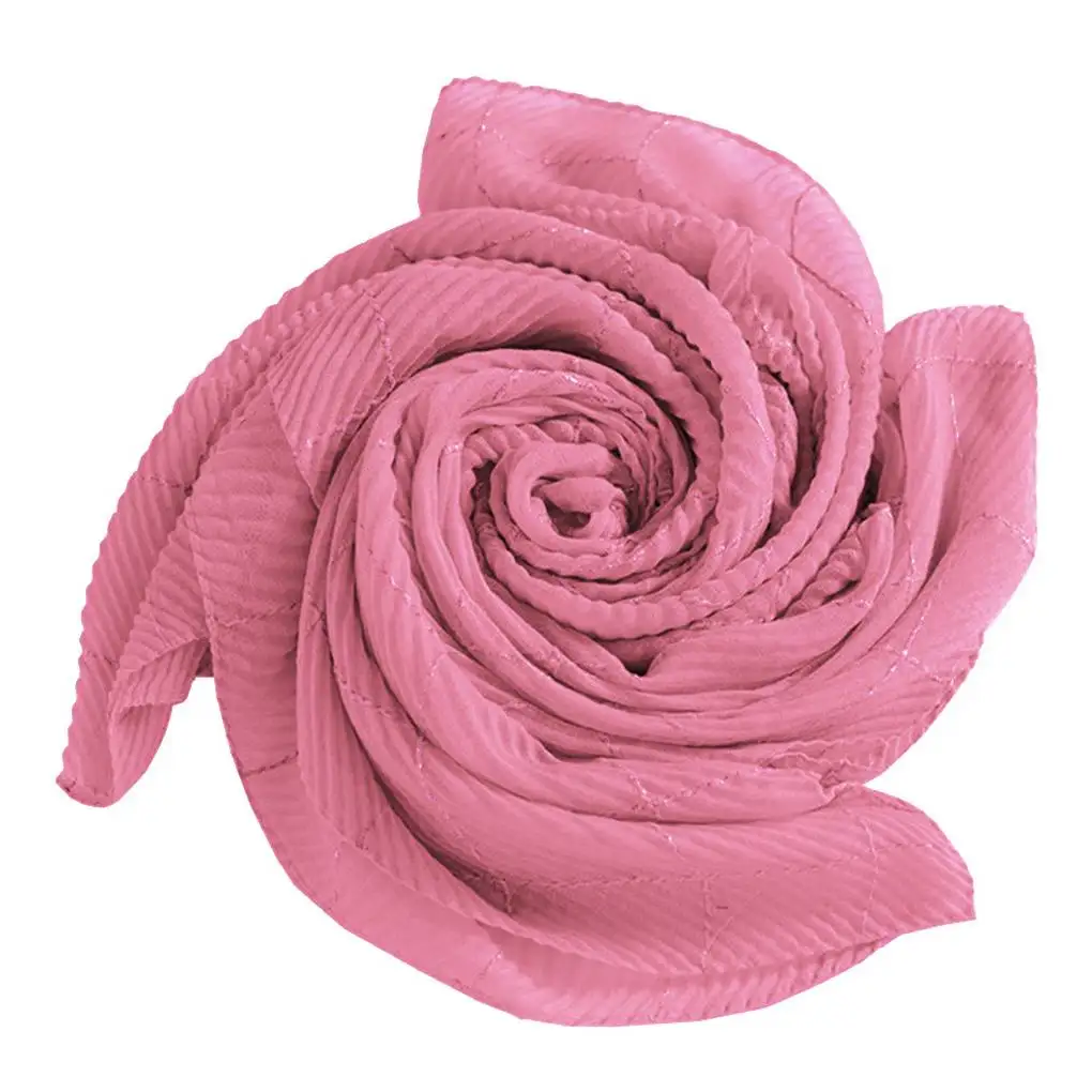 

180x90 Однотонный женский легкий большой шарф из полиэстера с рюшами, головной платок для путешествий на каждый день