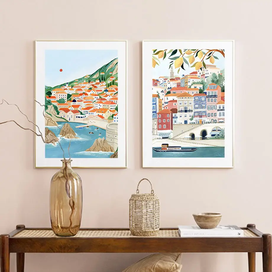 Художественная печать на стене