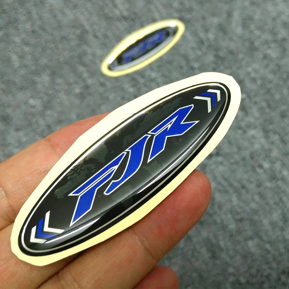 

For Yamaha FJR1300 FJR 1300 Tank Pad Protector Side Fairing Emblem Badge Logo Windshield Trunk Aluminium Cases Stickers 2019