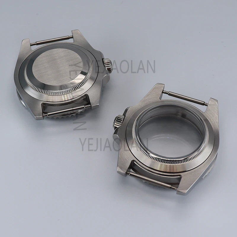 40mm Watch Cases Submariner Parts 316L Stainless Steel Sapphire Crystal Glass For Seiko nh34 nh35 nh36 nh38 Movement 28.5mm Dial