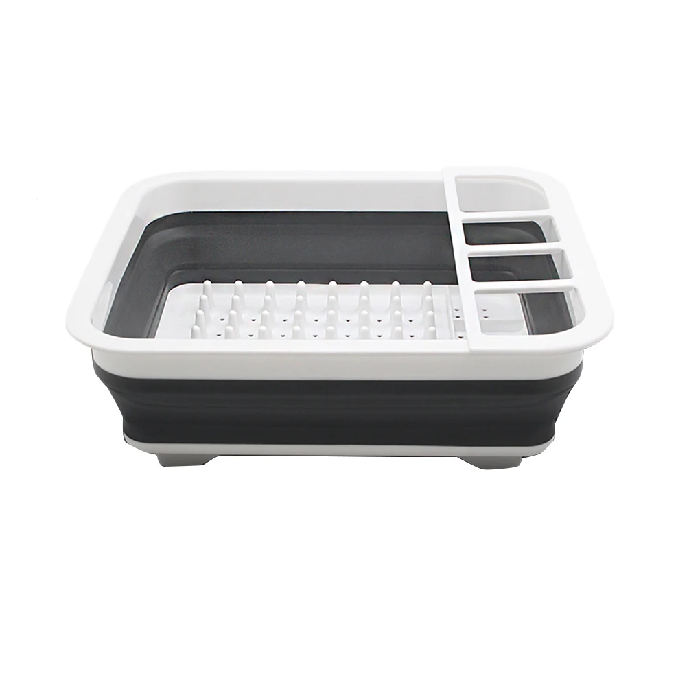 

Сушилка для посуды, складная миска для мытья, сушилка для посуды, складная многоразовая стойка-органайзер для воды