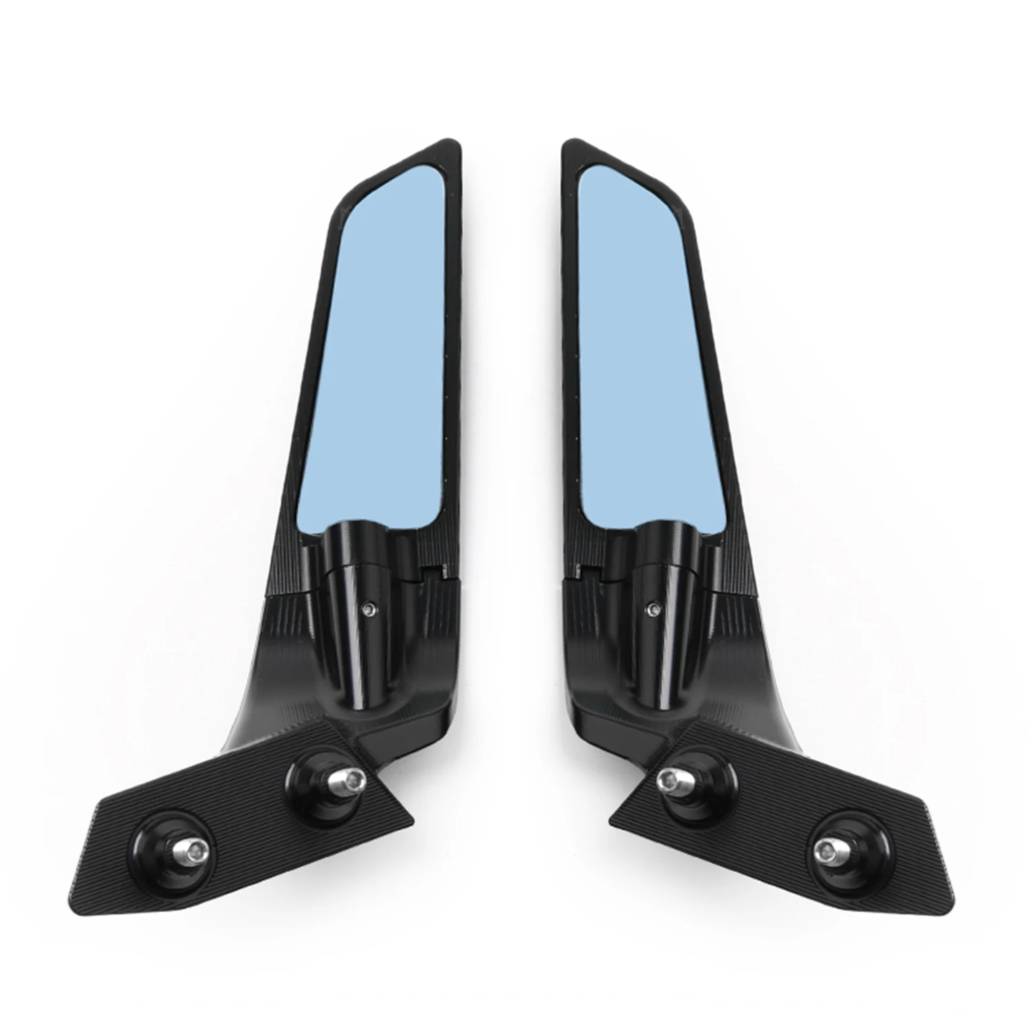 

Мотоциклетные зеркала заднего вида, Регулируемые вращающиеся боковые зеркала для BMW S1000RR S1000 RR 2019 -2022, черные