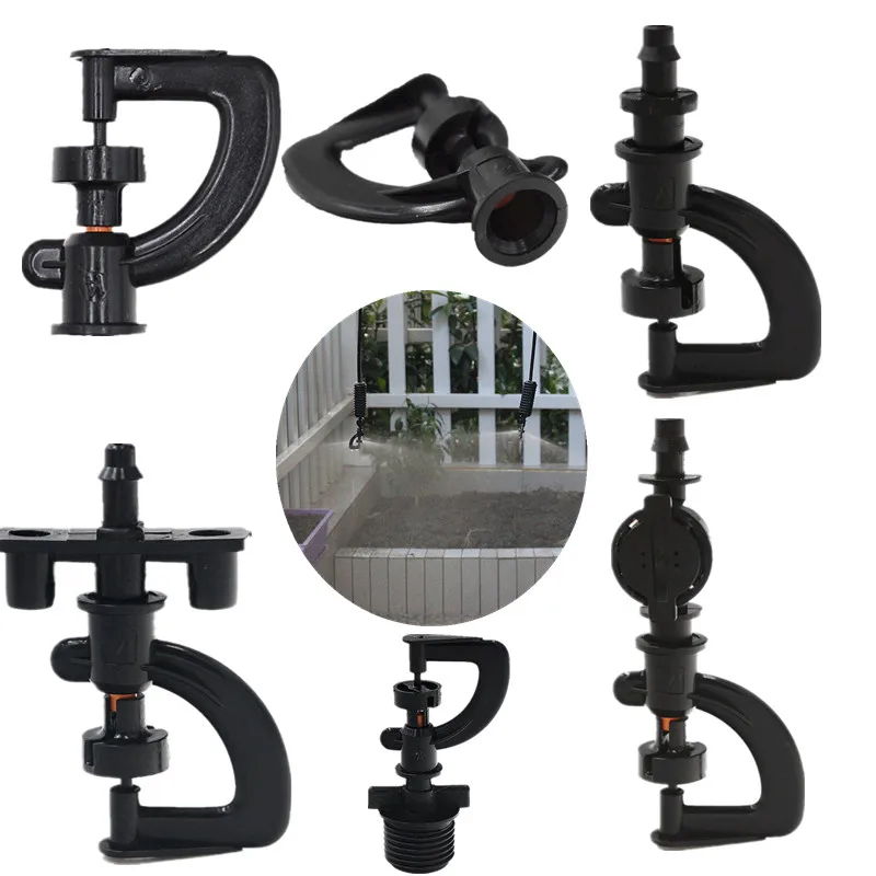 50 шт., поворотный микроспринклер с коннектором, 360 градусов 50 шт., поворотный микроспринклер с коннектором, 360 градусов