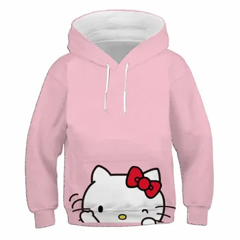Hello Kitty Cute Print Hoodie 1