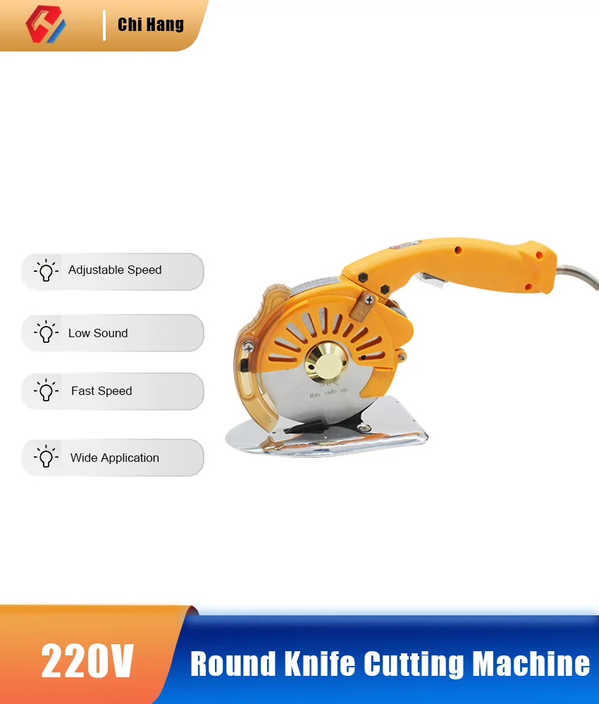 

100/110/125MM Direct Drive Electric Round Blade Cloth Cutting Machine Trimming Adjustable Speed Cutting Cutting Machine