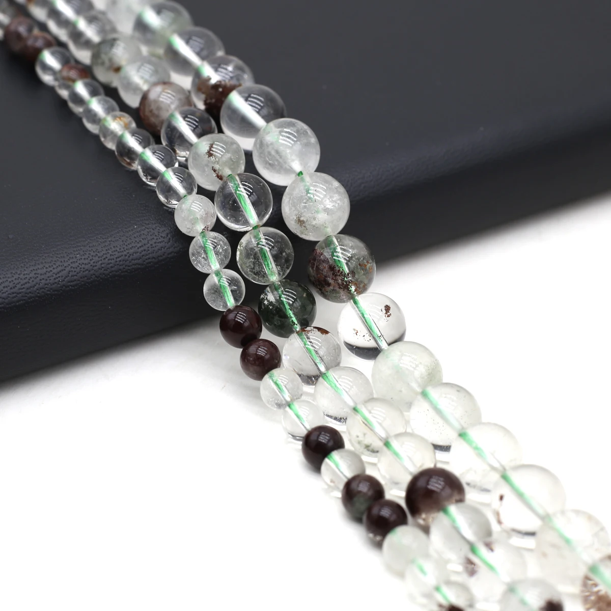 

6/8/10mm Natural Stone Beads Polished Loose Round Chorite Crystal Bead for Jewelry Making Diy Necklace Bracelet Accessories