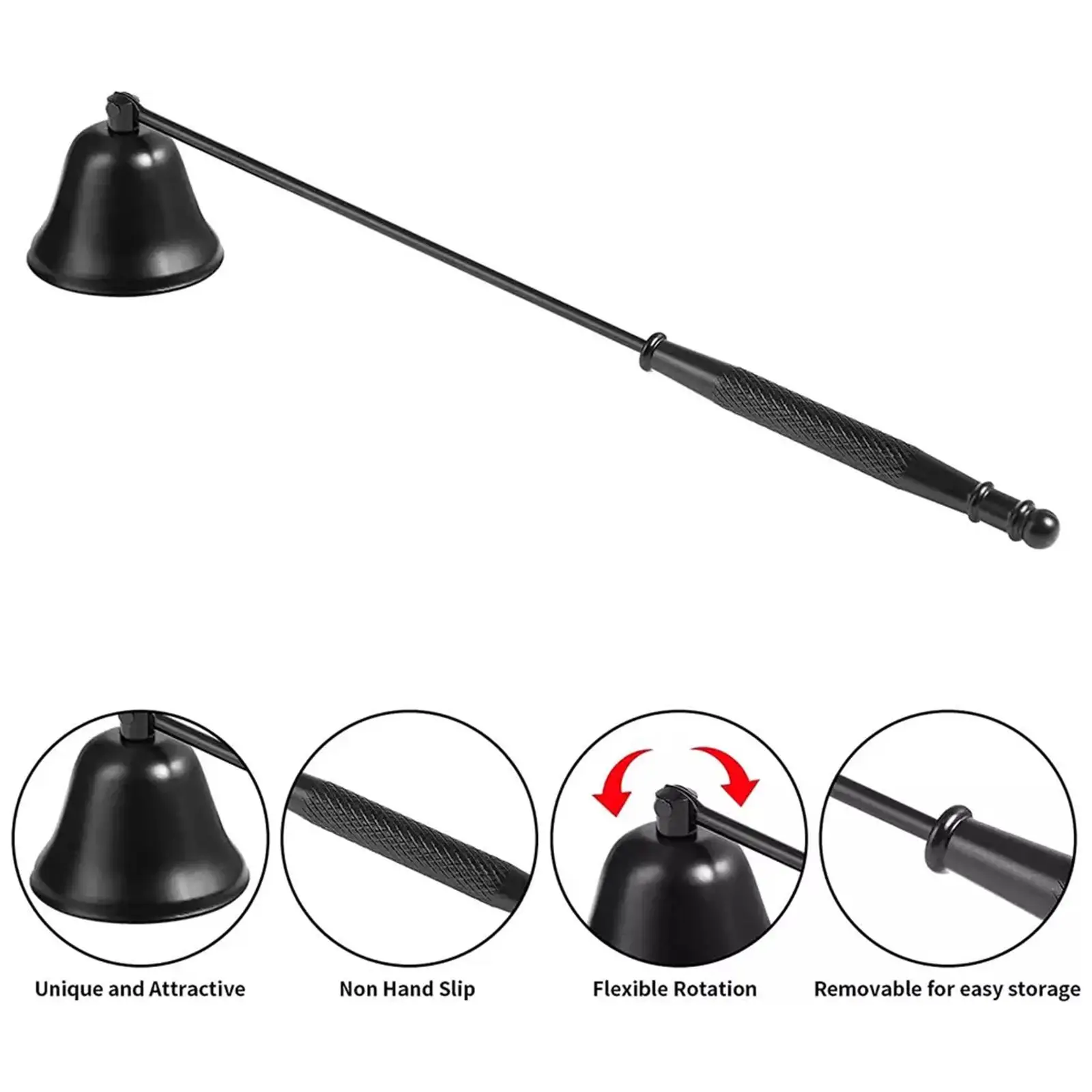 Инструмент для ухода за свечами звонок-Огнетушитель с длинной ручкой аксессуар