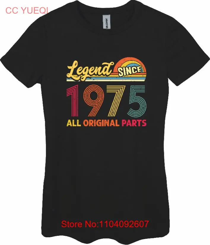 Легенда о 50-летие с 1975 года. Женская облегающая футболка всех оригинальными