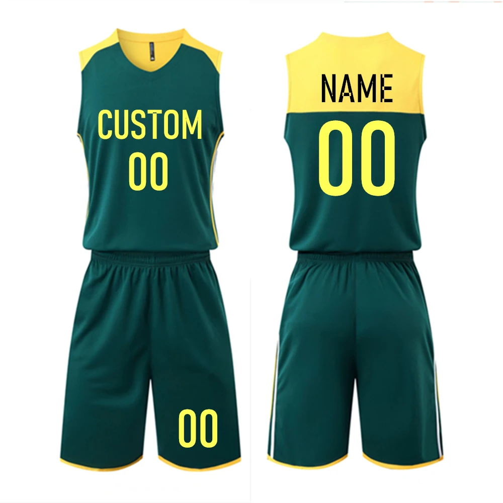 

Детский и Взрослый комплект баскетбольного Джерси, женский Мужская баскетбольная форма двухцветный комбинированный баскетбольный костюм, тренировочная одежда, детская спортивная одежда