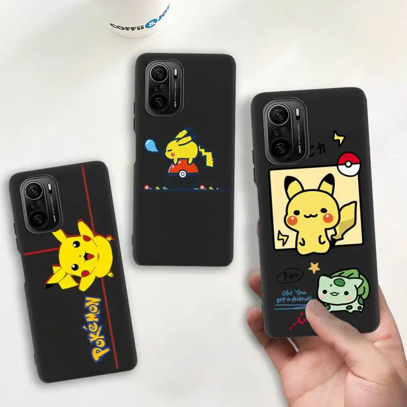 

Cartoon Pokemon Pikachu Phone Case for Redmi 9A 8A Note 11 10 9 8 8T Redmi 9 K20 K30 K40 Pro Max Silicone soft Cover