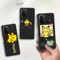 cartoon pokemon pikachu phone case for redmi 9a 8a note 11 10 9 8 8t redmi 9 k20 k30 k40 pro max silicone soft cover