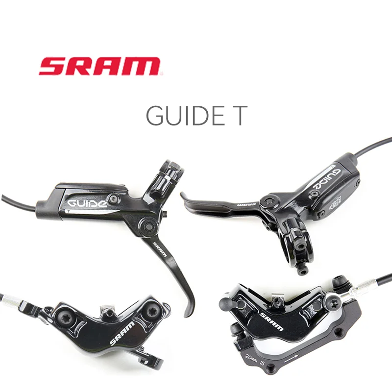 

SRAM Guide T 4 PISTONS Hydraulic Disc Brake MTB Bike Bicycle 800-1500mm Front & Rear Black GLB Bike Accessories