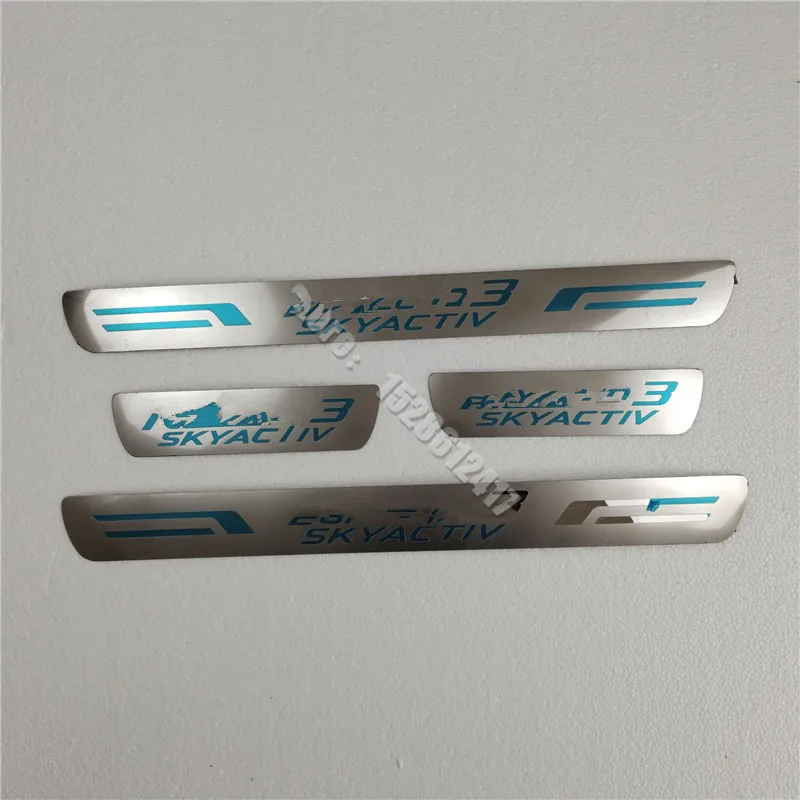 

for Mazda 3 M3 2013-2017 Car-styling Stainless Steel Scuff Plate/Door Sill Door Sill Scuff Plate Welcome Pedal m3