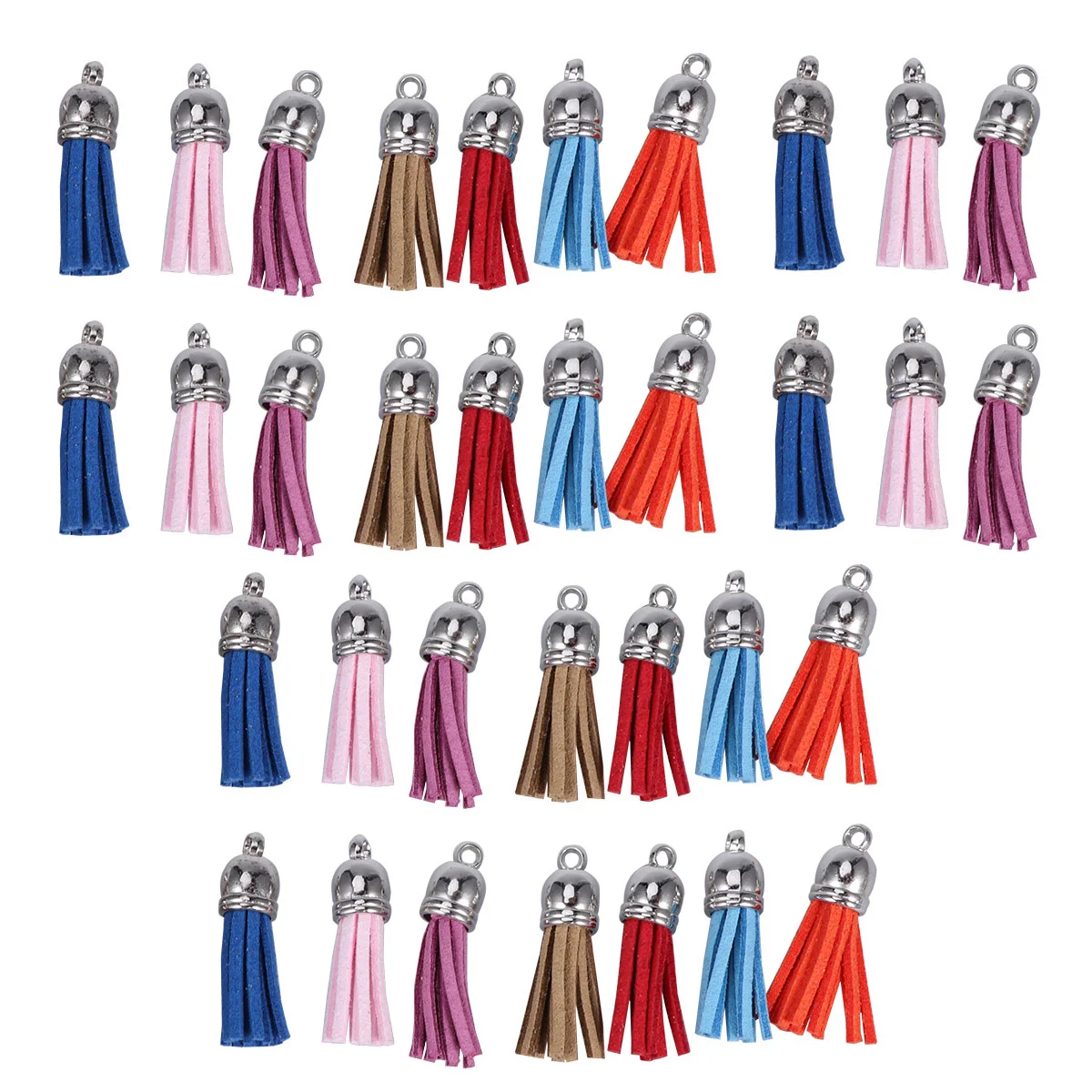 

60 Pcs Tassels Keychain Keychain Tassel Tassels Mini Suede Tassel Tassels Cellphone Accessory Key holder