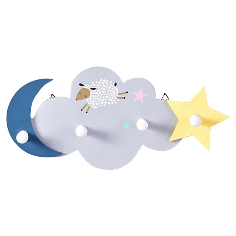 

Креативное украшение для дома LUDA, крючок для веранды, пальто, настенный крючок с облаком