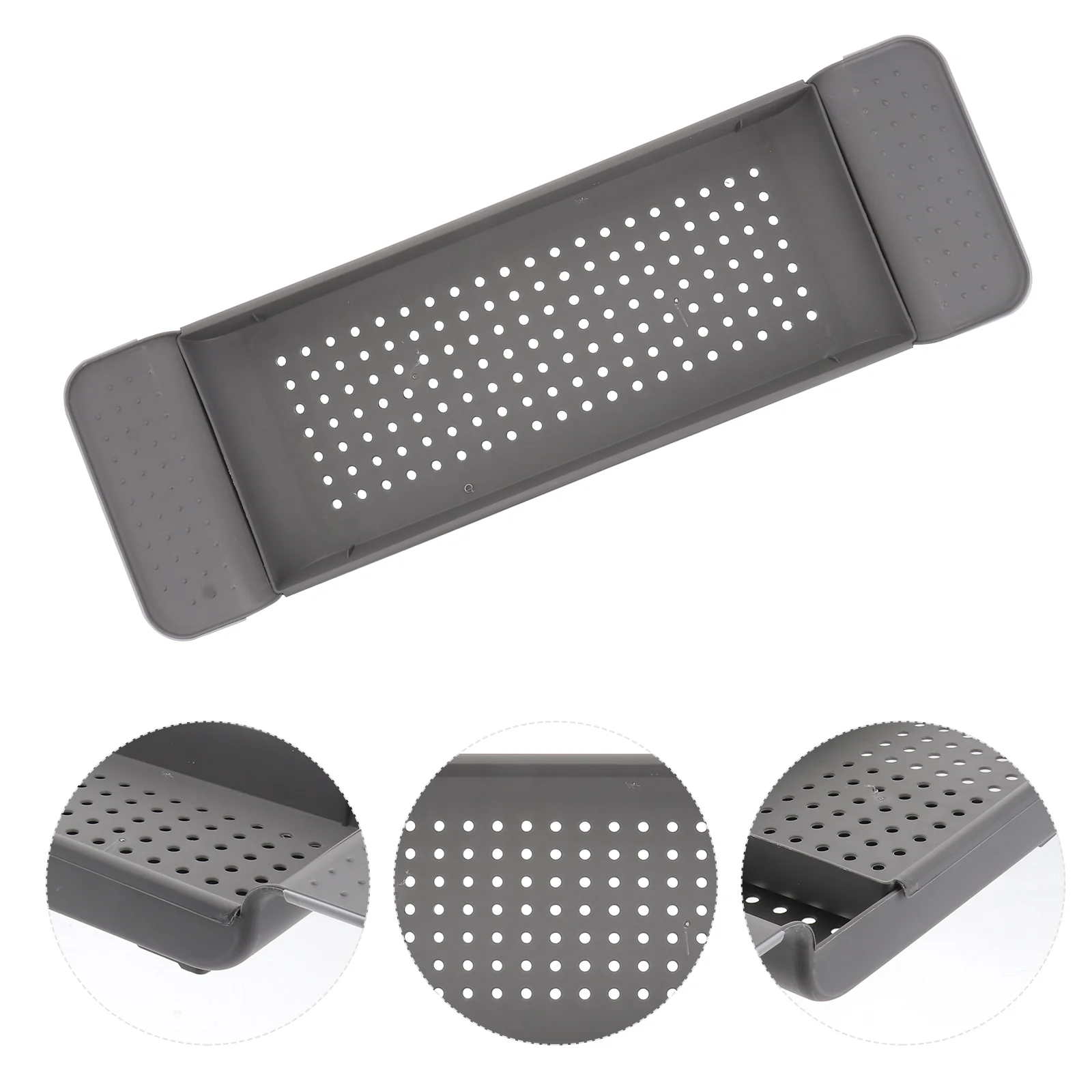 

Bathtub Tray Bathorganizer Tub Rack Expandableshelf Bathroom Holder Table Basket Sink Over Dryingaccessories Serving Organizers