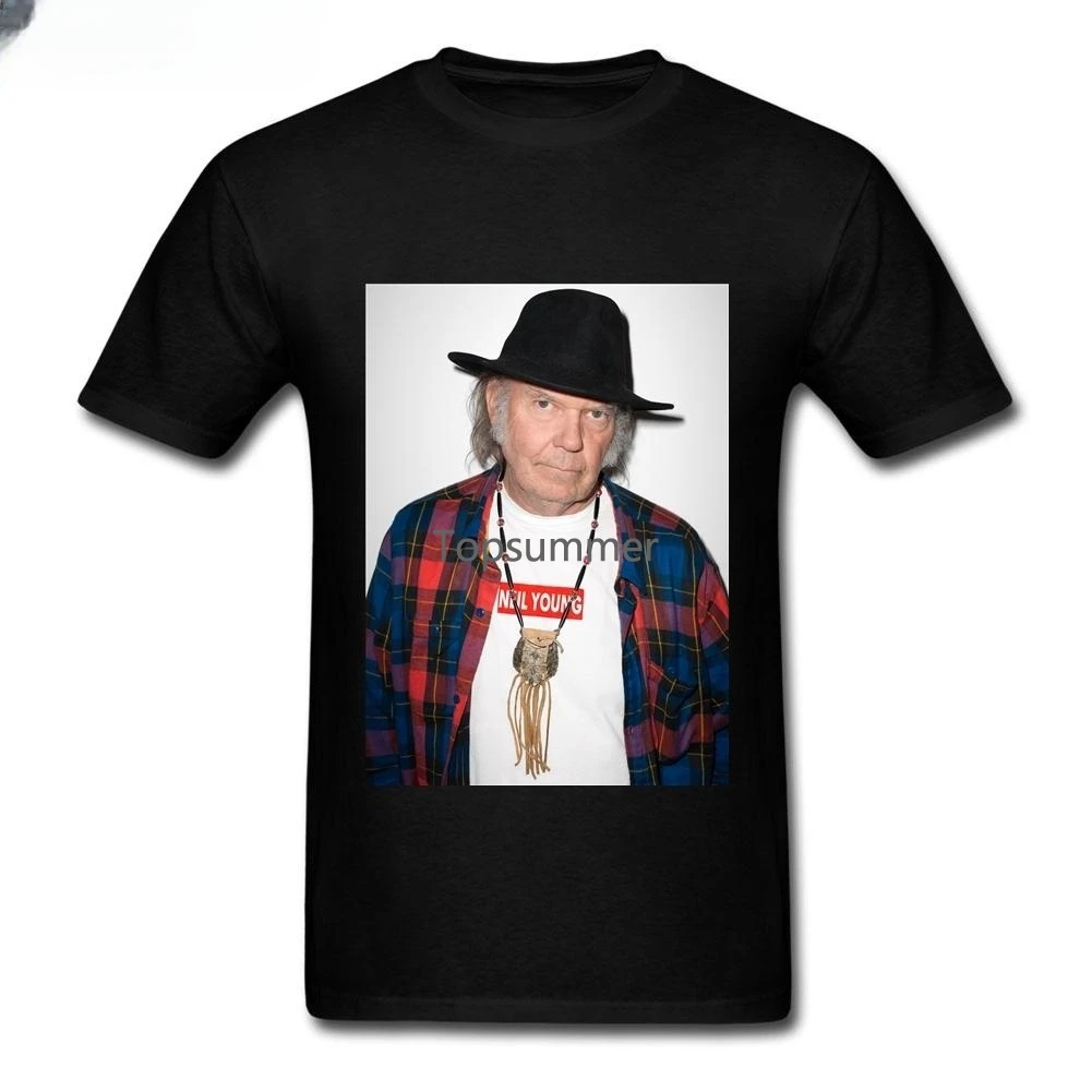 

Latest Designs Men'S Neil Young T Shirt Uk Mens Canadian Rock Star Short Sleeve Valentine'S Plus Size T-Shirt Usa Brand