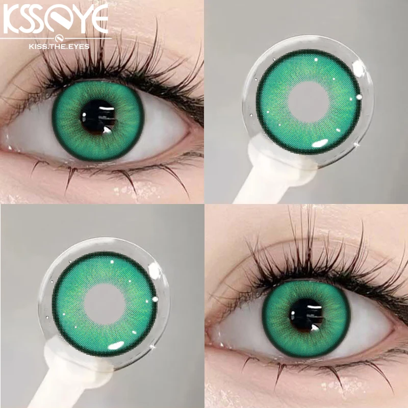 2 шт. цветные контактные линзы для близорукости от-0 00 до-8