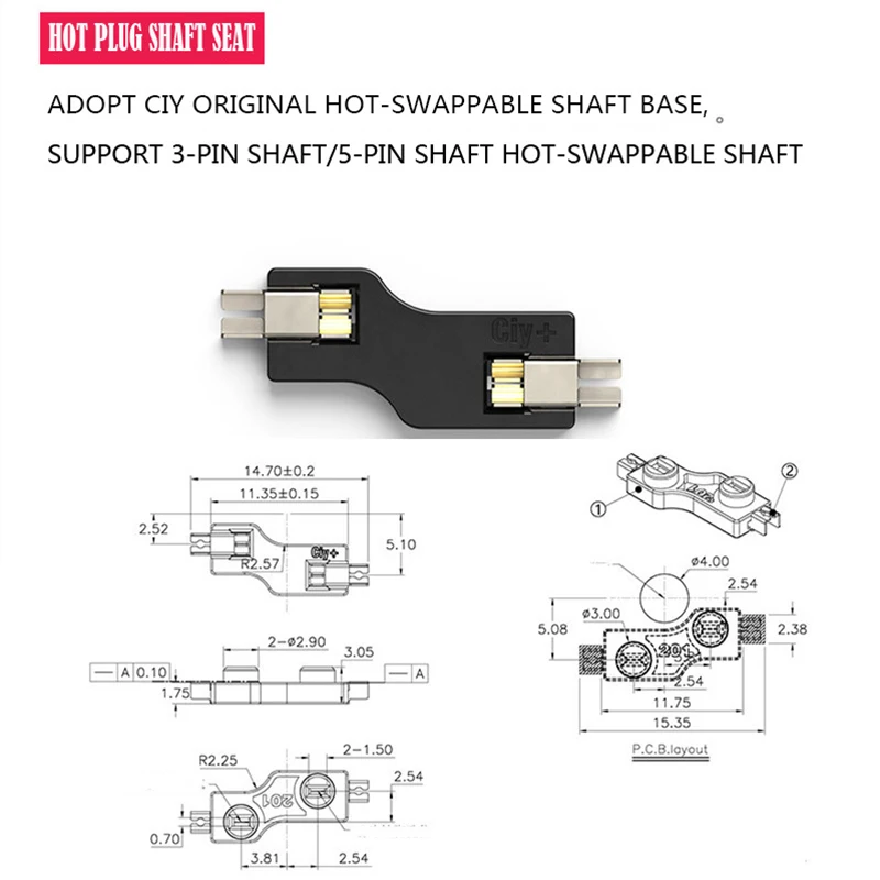 GK68 набор механической мини-клавиатуры с горячей заменой под заказ двухрежимный