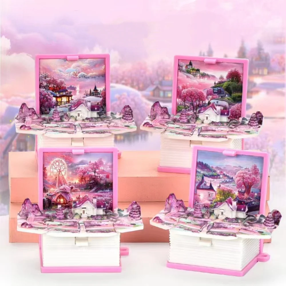 

3D брелок-книжка динозавр/космос/замок