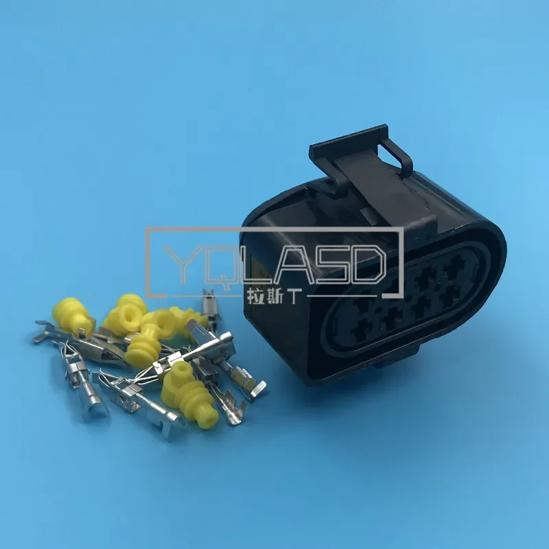 

1 комплект, 8-контактный, 3,5 мм, 3A0 973 834 3A0 973 734 3A 0973834 3А 0973734 Герметичная автомобильная вилка электрического провода переменного тока в сборе для VW