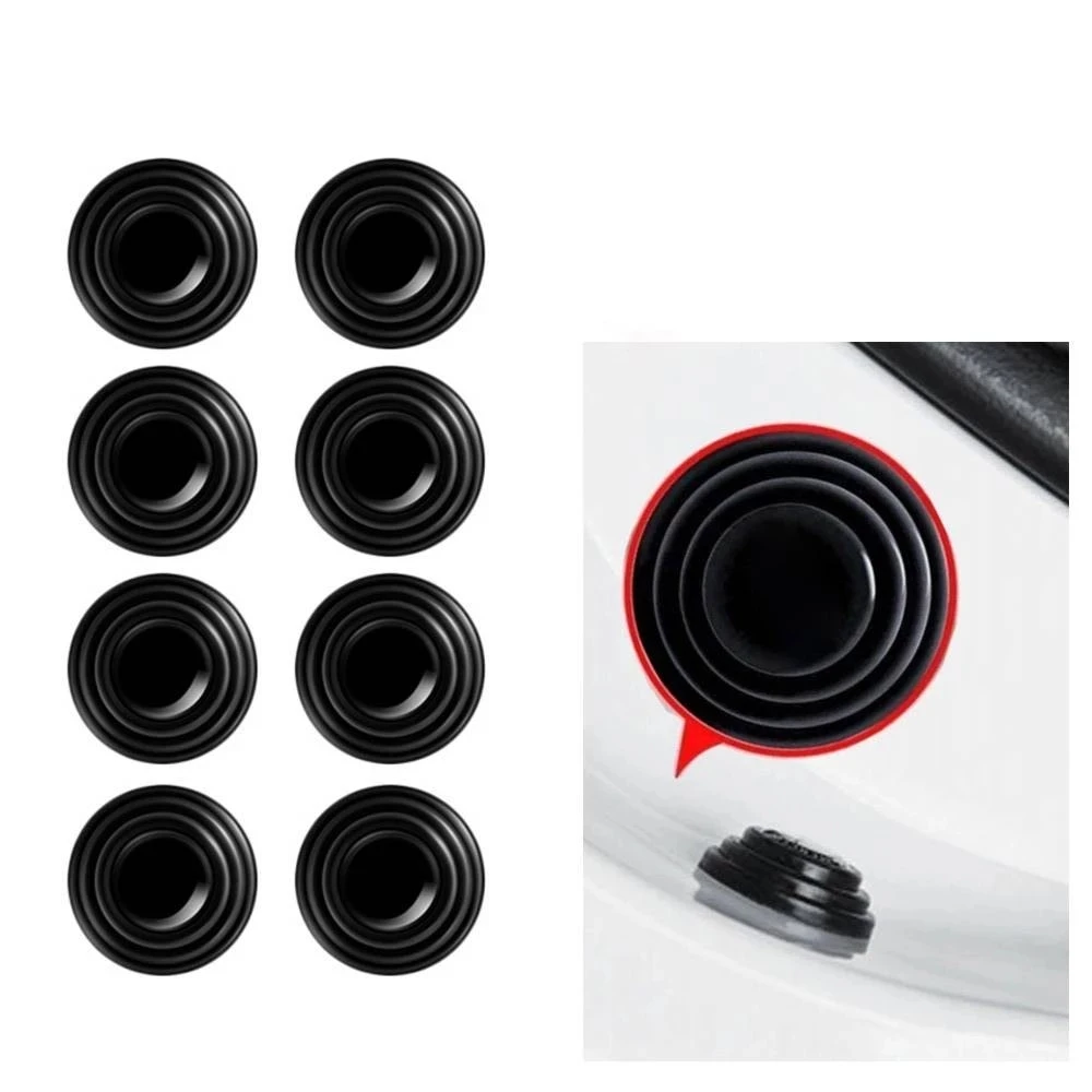 

10x 2.8cm Car Door Hood Trunk Silicone Anti-Collision Pad Sound Insulation And Shock-Absorbing Gasket Easy To Install