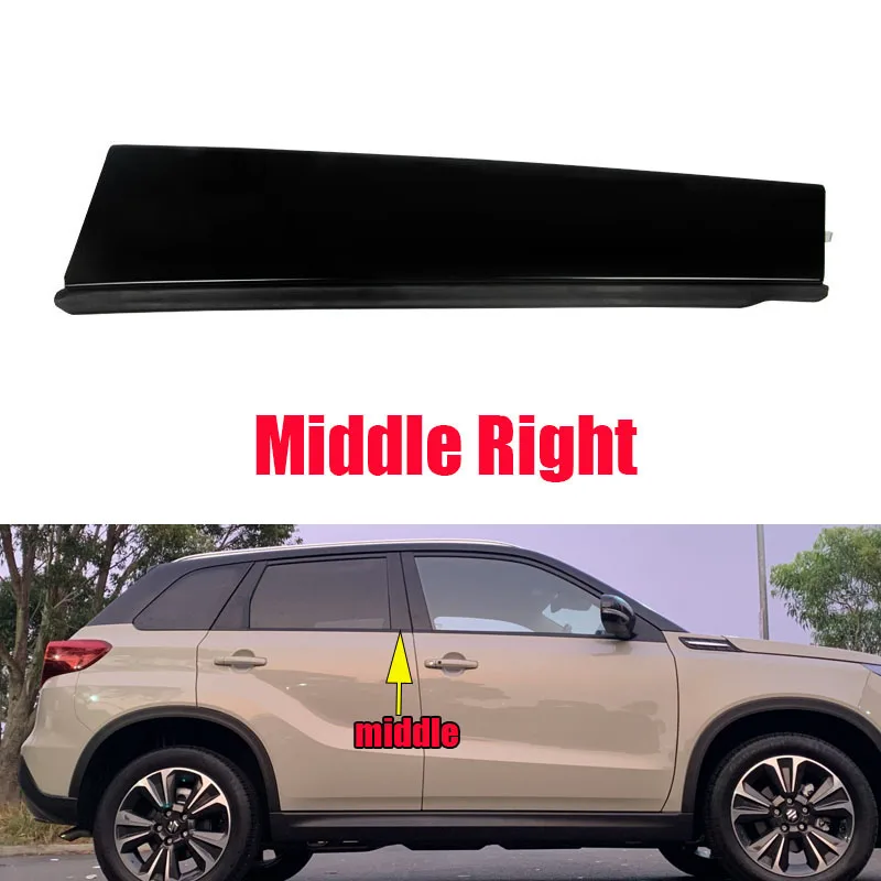 

Отделка столба передней двери задней двери Украшение внешний декор крышка автомобильные запчасти для Suzuki Vitara аксессуары 2016 2017 2018 2019