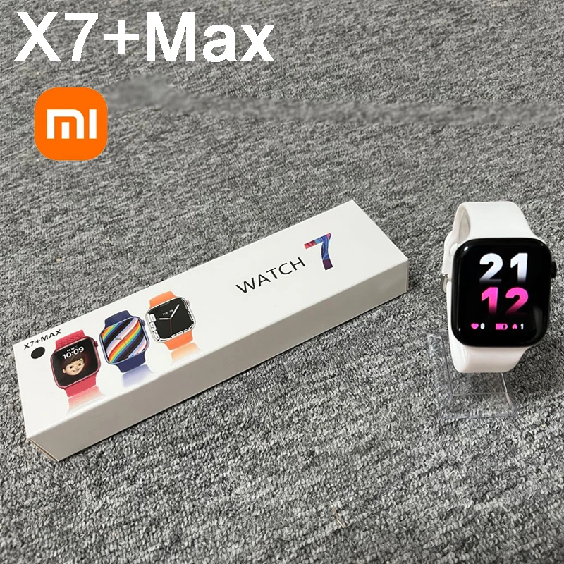 

Смарт-часы Xiaomi X7 + MAX Series 7 спортивные Смарт-часы для фитнеса водонепроницаемые музыкальные Смарт-часы для женщин и мужчин Смарт-часы PK i7ProMax i