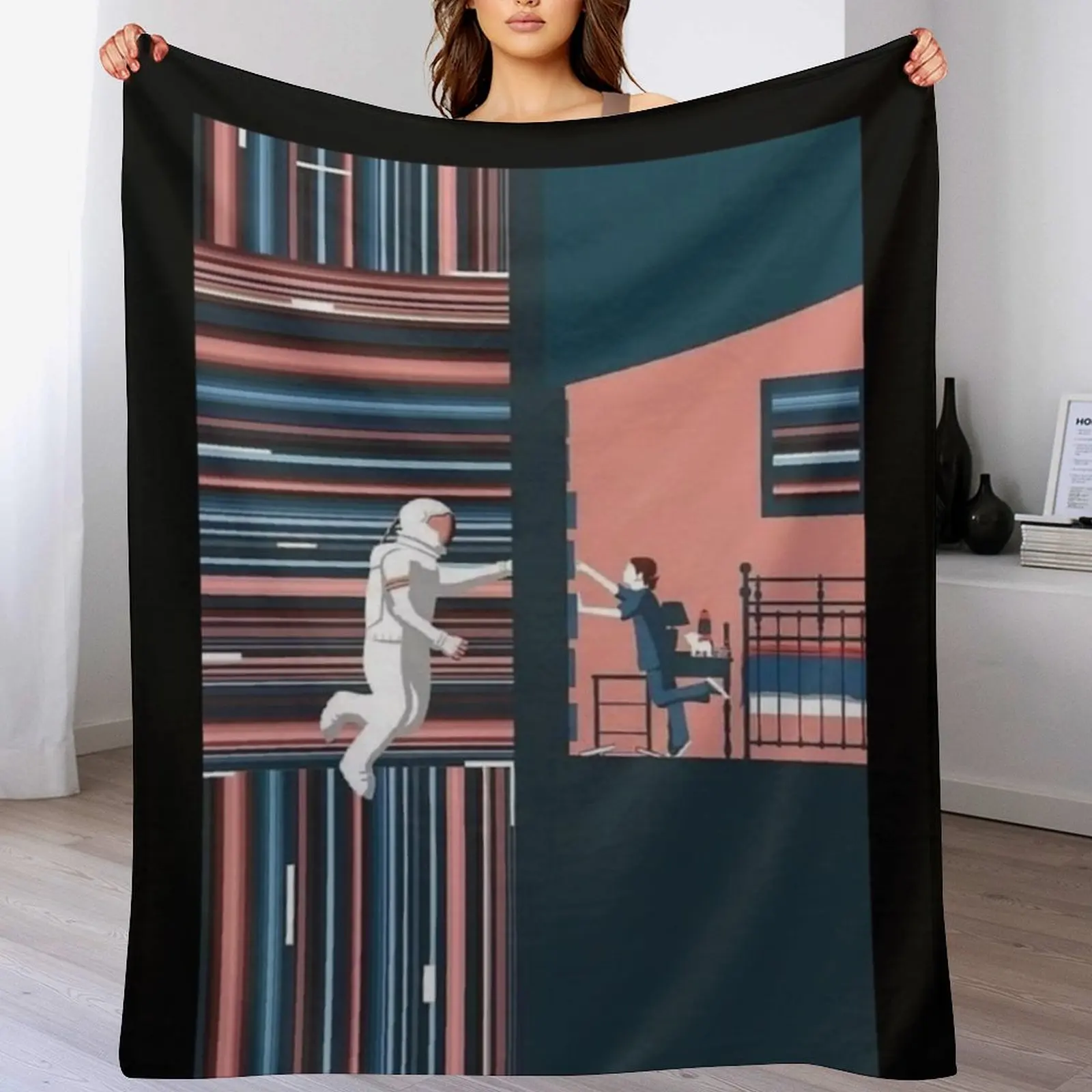 Классическое одеяло Interstellar Tesseract роскошное дизайнерское для дивана одеяла