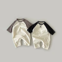 comfortable infant cotton romper baby boy loose casual jumpsuit newborn long sleeve romper toddler girl sleep clothes