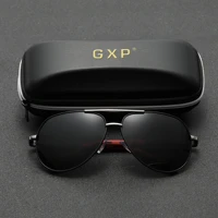 gxp 2022 coating lens polarized sunglasses for men women aluminum vintage male eyewear pilot driving anti reflective sun glasses