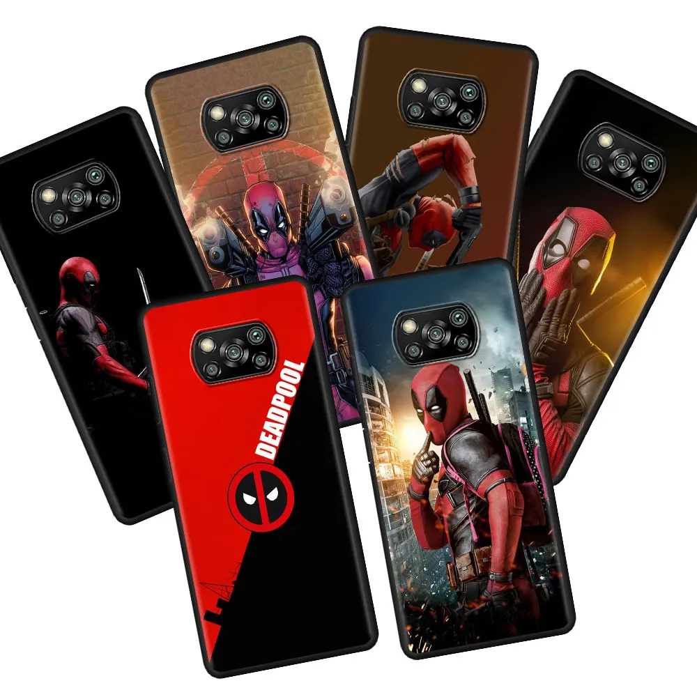 

Capa Case Coque for Xiaomi Poco F3 Mi 10T 11 11T Lite Pro X3 NFC M3 X3Pro Pocophone F1 Mi11T Avengers Deadpool Phone Silicone