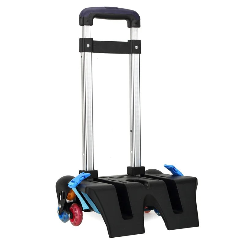 Aluminum alloy Folding Pulling Rod Bracket Rolling Cart Trolley School Bags Parts Kids school Trolley Accessories For Boys Girls