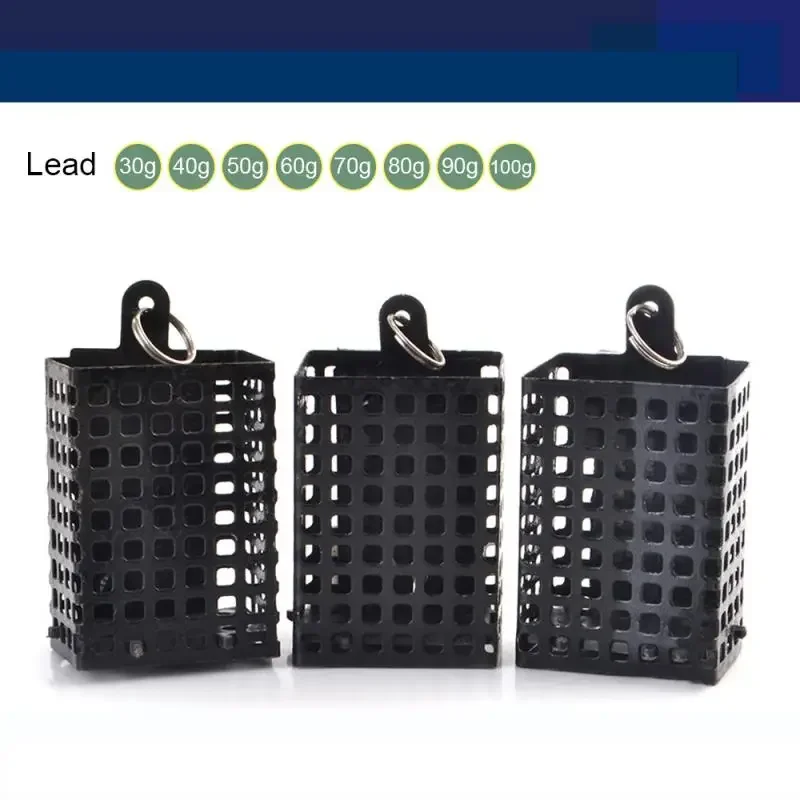 Клетка для рыболовной приманки железная кормушка контейнер держатель корзины