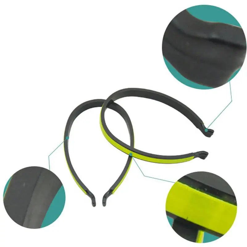 Светоотражающие зажимы для брюк защитные полоски езды на велосипеде открытом