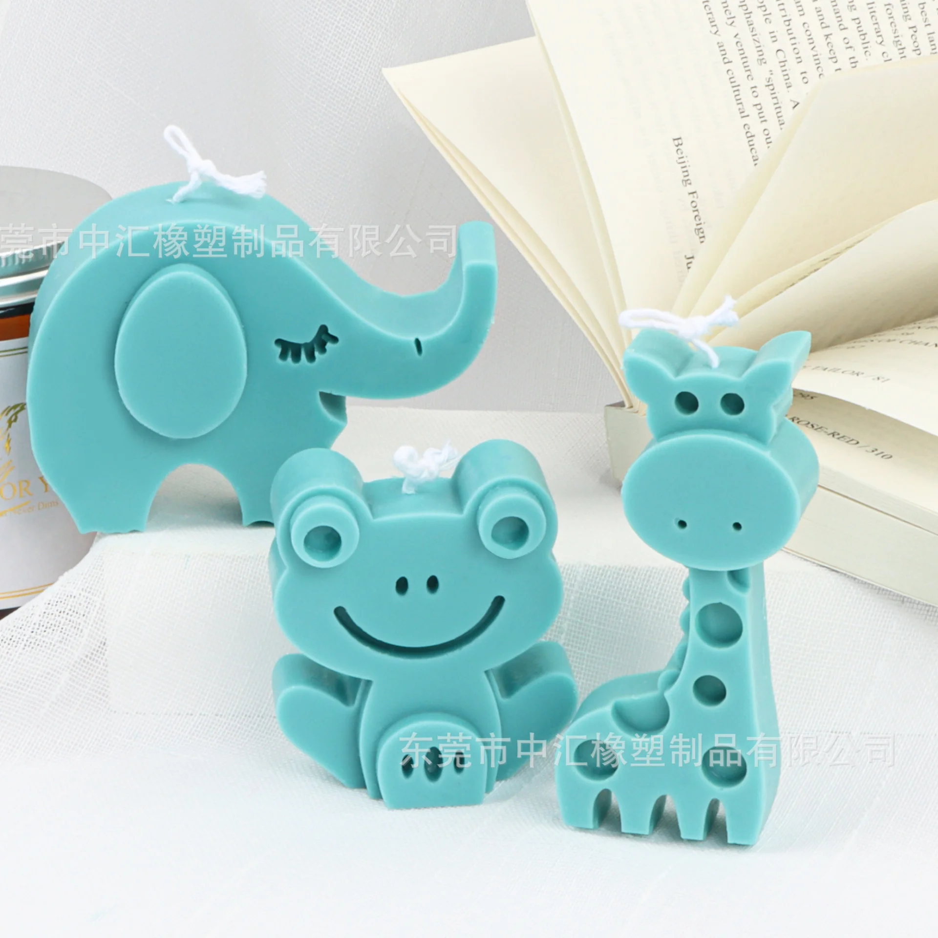 New Animal Candle Mold Giraffe Dinosaur Shape Scented Candle Silicone Mold Handmade Candle Decoration Soap Mold Craft Gift