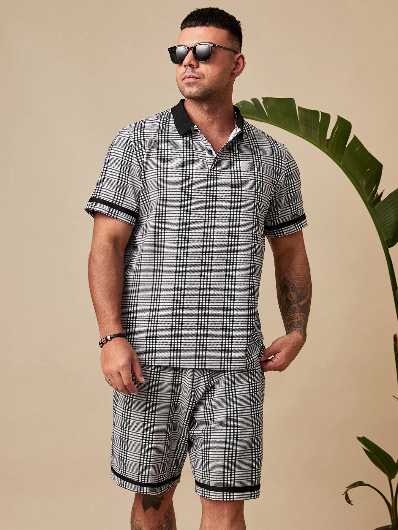 

Новинка, мужской летний комплект из гавайской рубашки, мужской костюм из 2 предметов, Пляжная рубашка с короткими рукавами, повседневные сво...