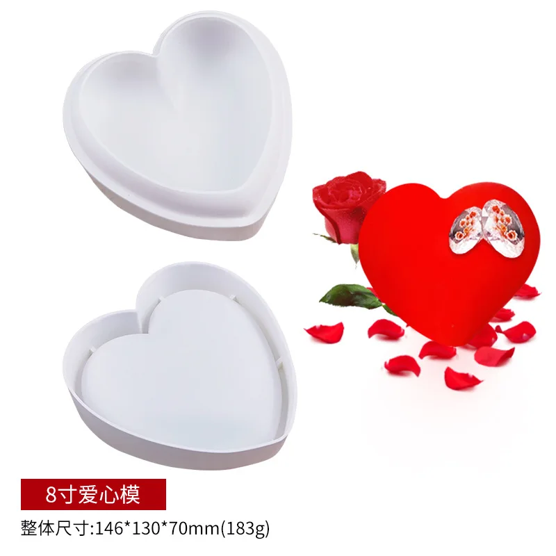 Силиконовые формы в форме сердца для торта шоколада | Дом и сад