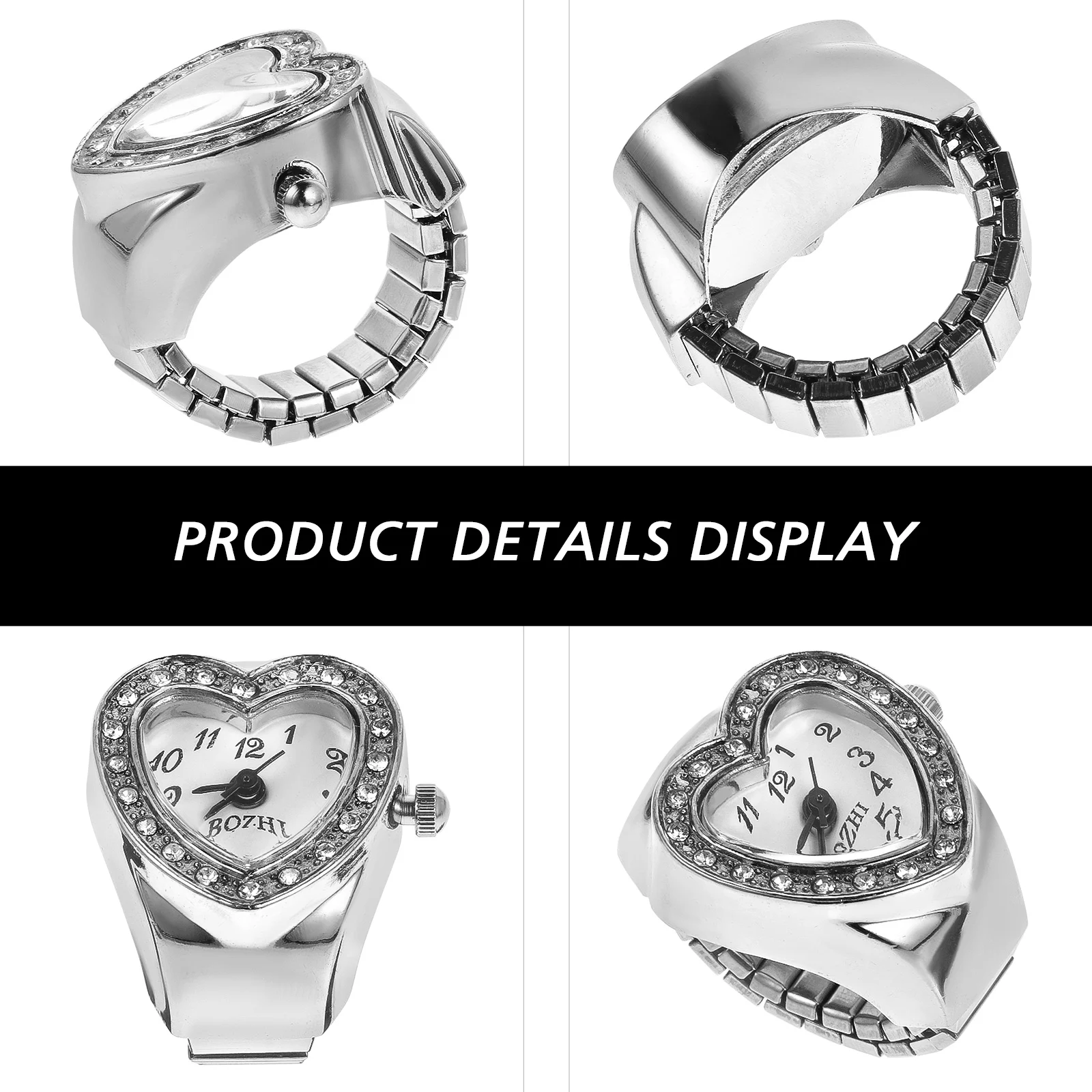 Простые и стильные мужские умные часы цифровой эластичный ремешок из сплава