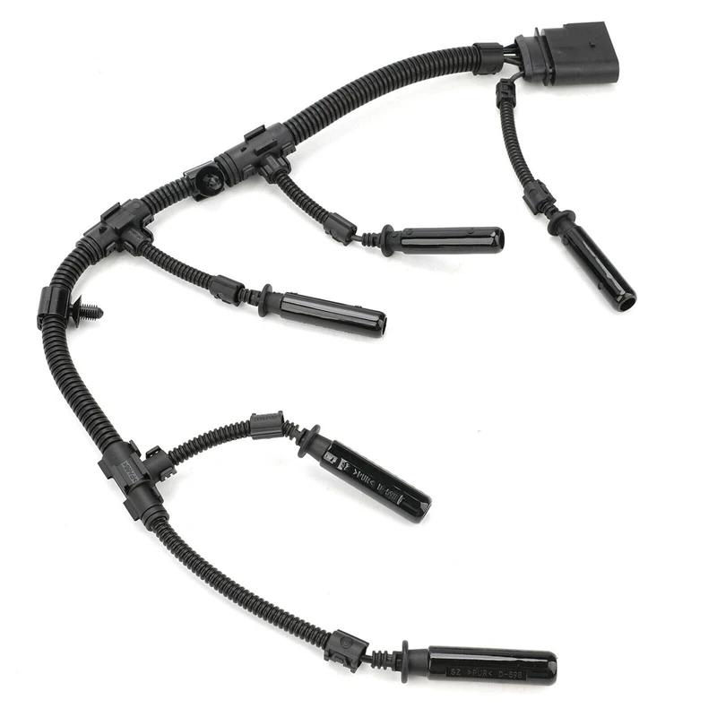 

3X Car Glow Plug Bridge Wiring Harness For - Transporter 2.5 TDI 2003-2010 070971277B